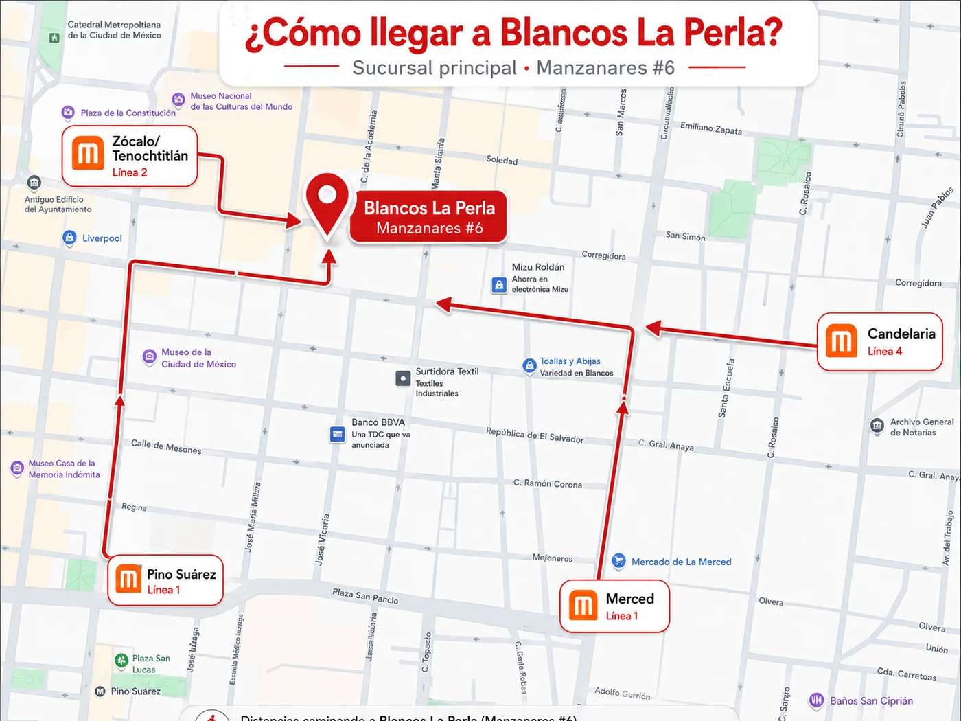 Guía para llegar a Manzanares número 6